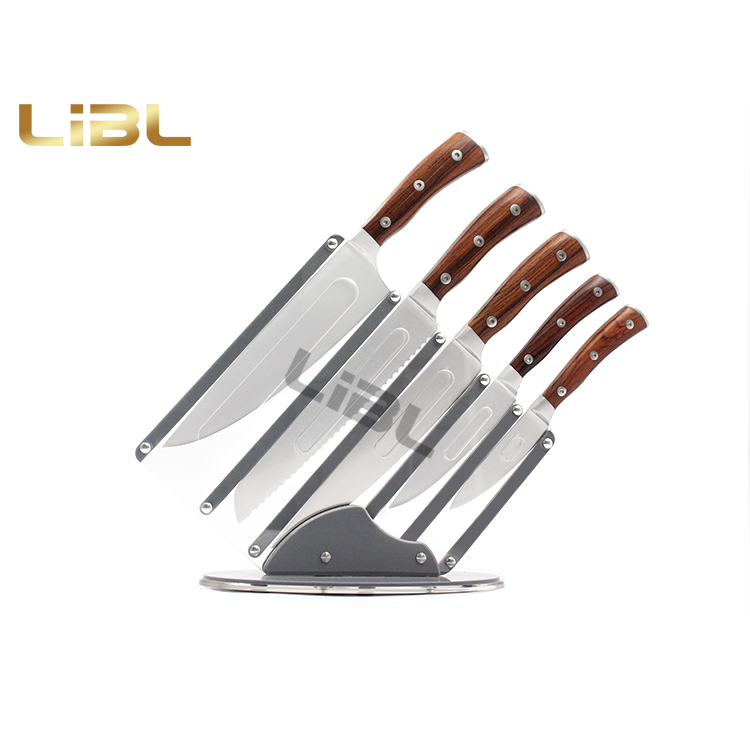 6pcs Knife set with acrylic holder