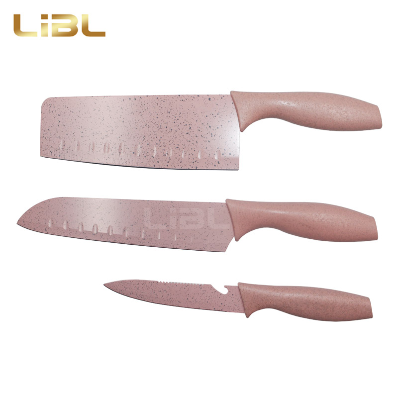 Non-stick coating knife set
