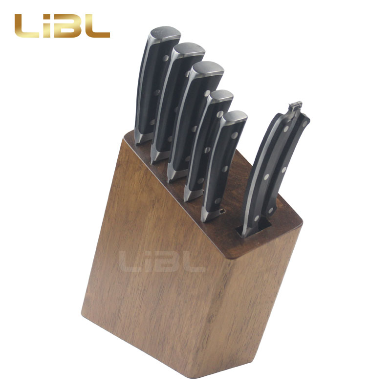 7pcs Forged knife set with poultry shears