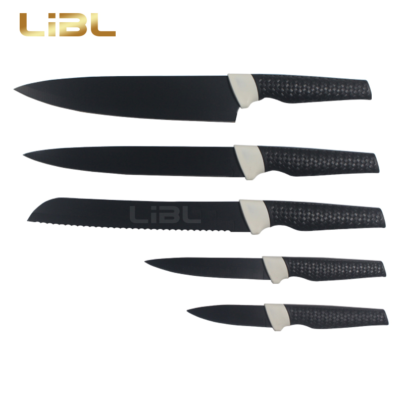 Non-stick coating knife set