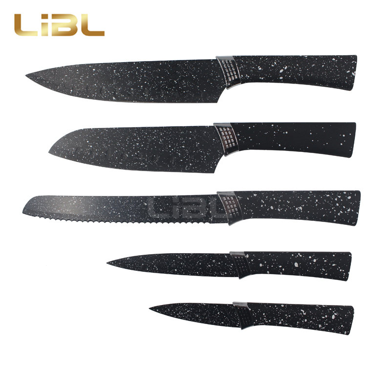 Non-stick coating knife set