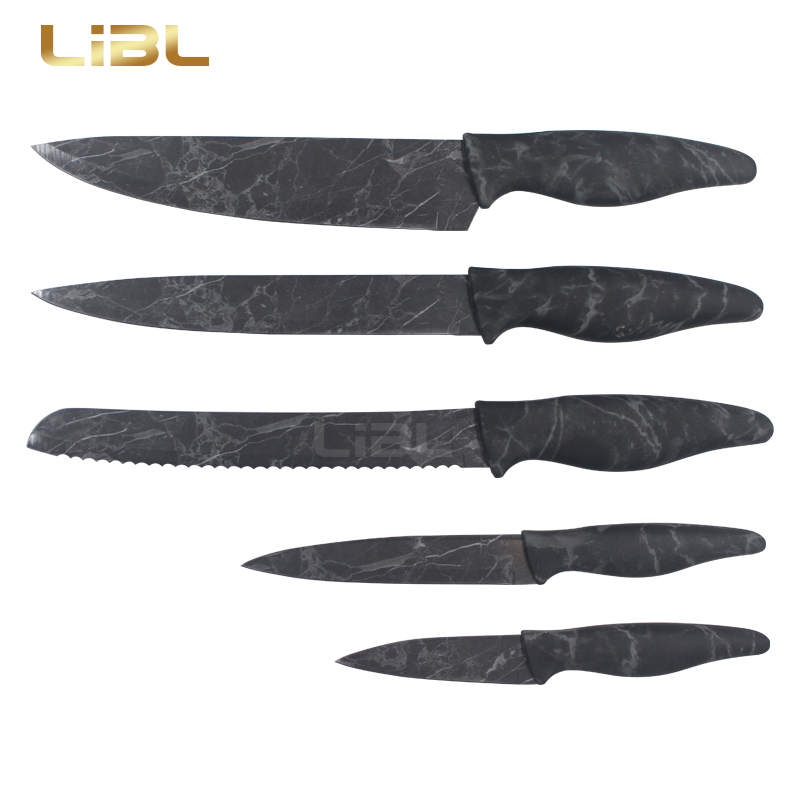 Marble stone coating knife set