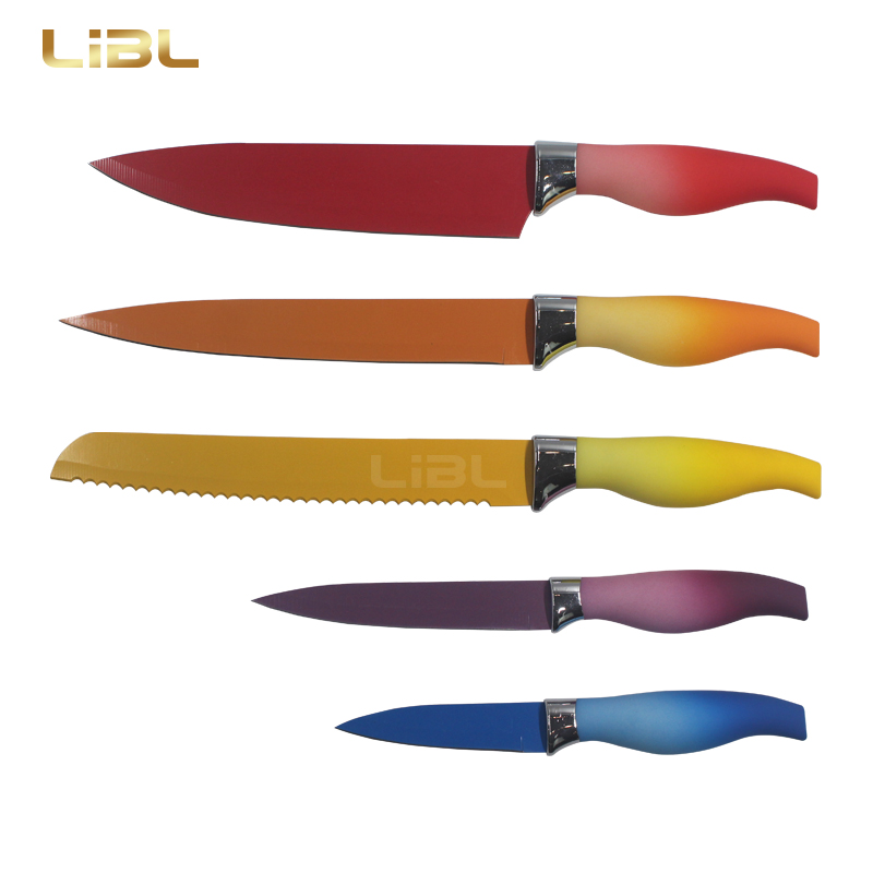 Colorful non-stick coating knife