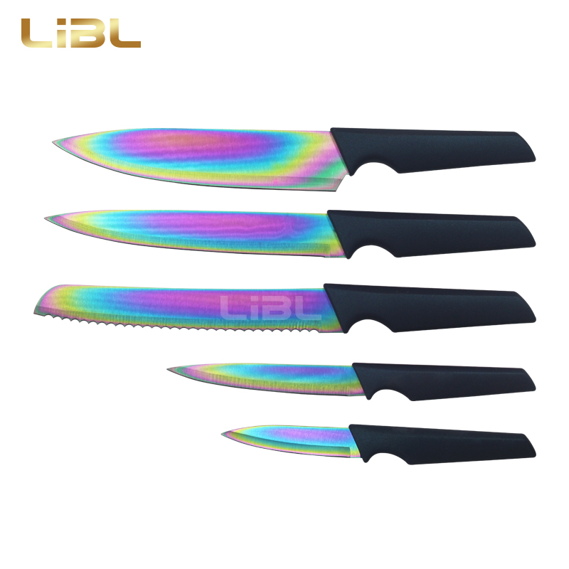 Titanium plating knife set