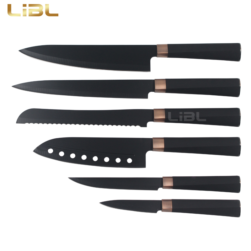 Non-stick coating knives