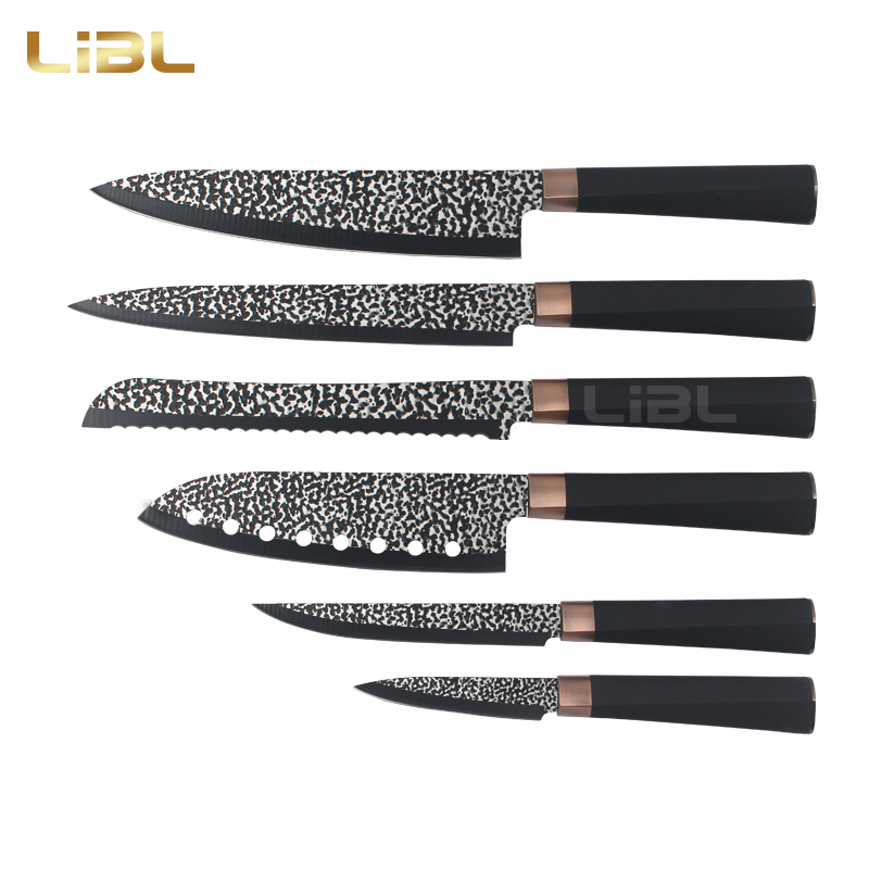 Hammer blade with coating and copper cuff knives