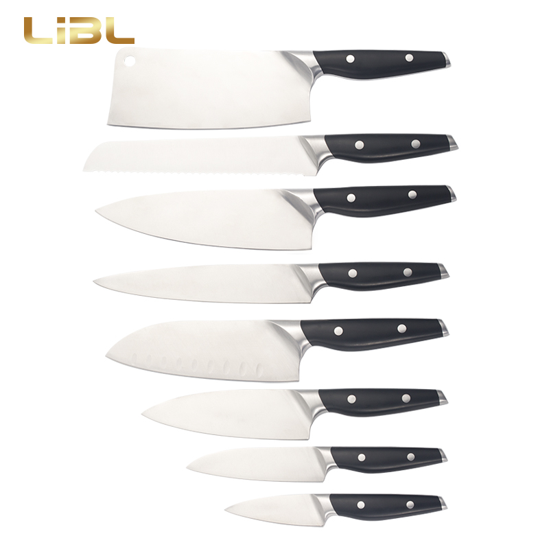 Bolster forged knives with ABS handle