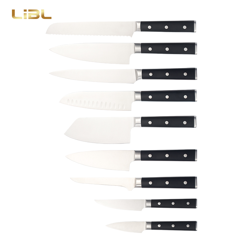 Bolster forged knives with ABS handle