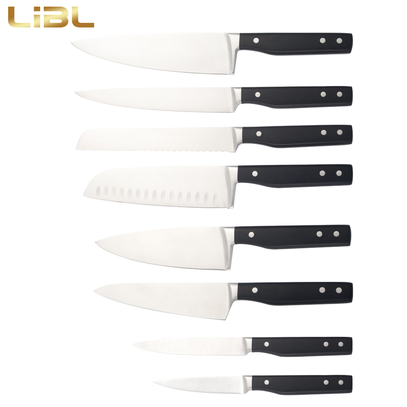 Bolster forged knives with ABS handle