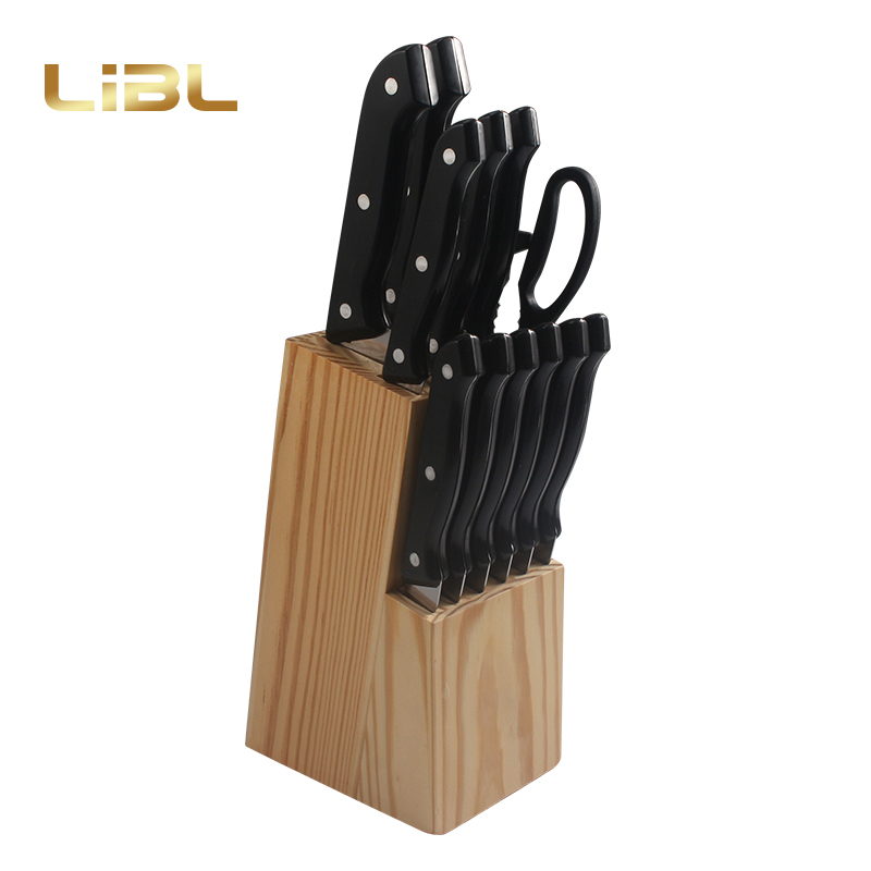 12pcs Knife set with wooden block
