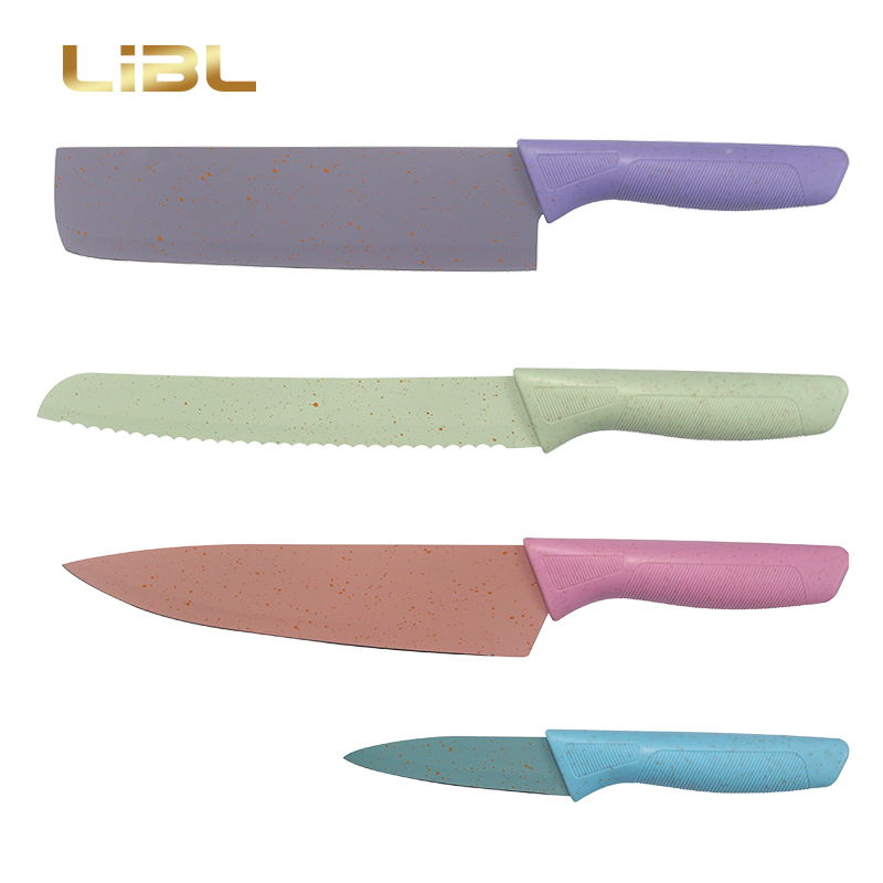 Non-stick coating knife set