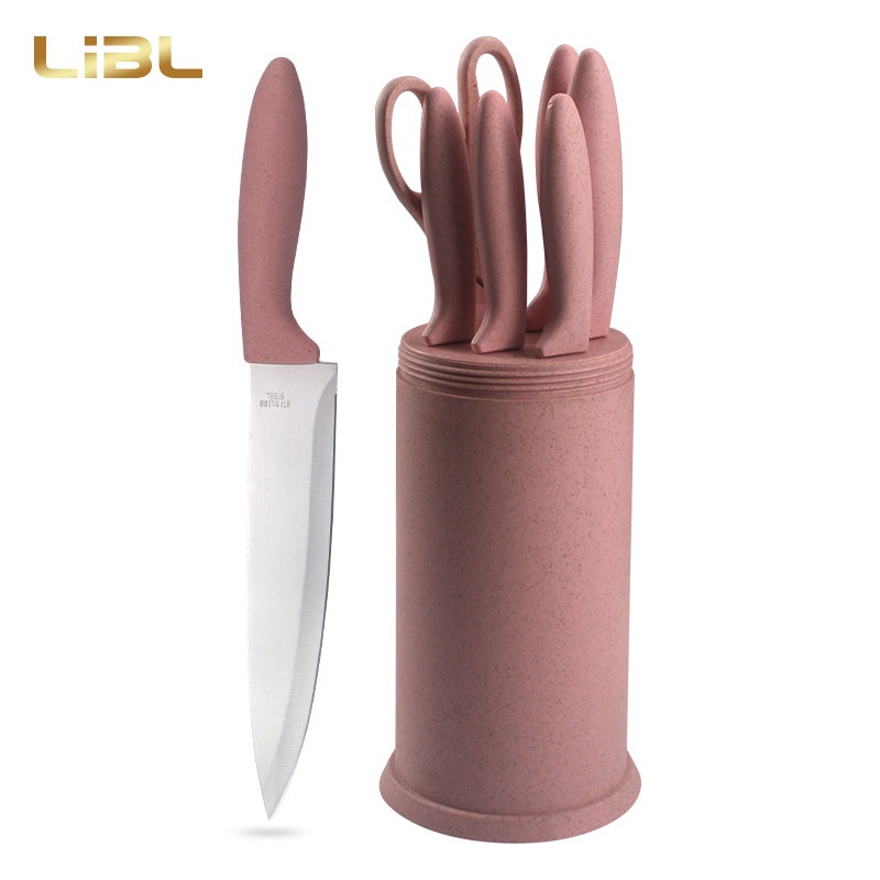 7pcs Knife set with block