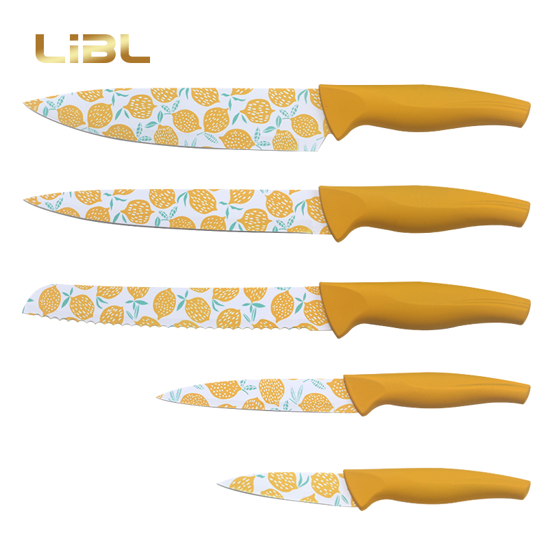 Transfer printing kitchen knvies