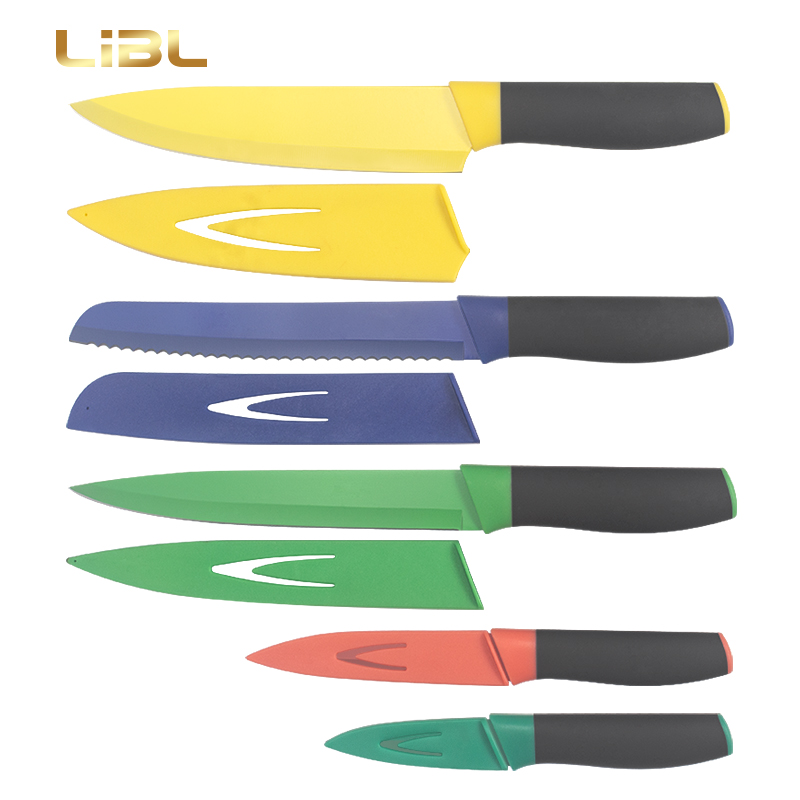 Kitchen knives with PP shealth
