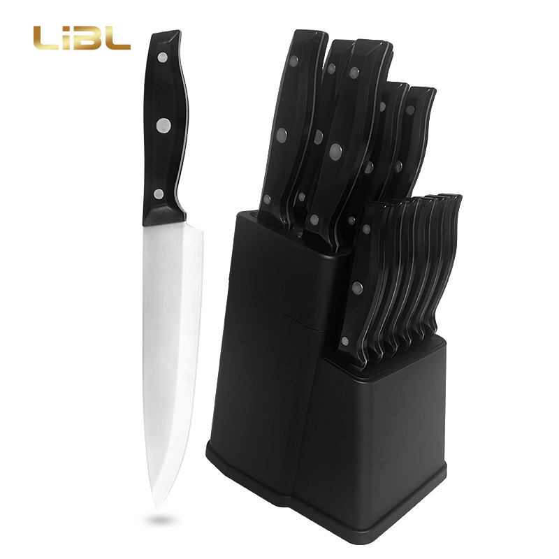 14pcs Full-tang knife set