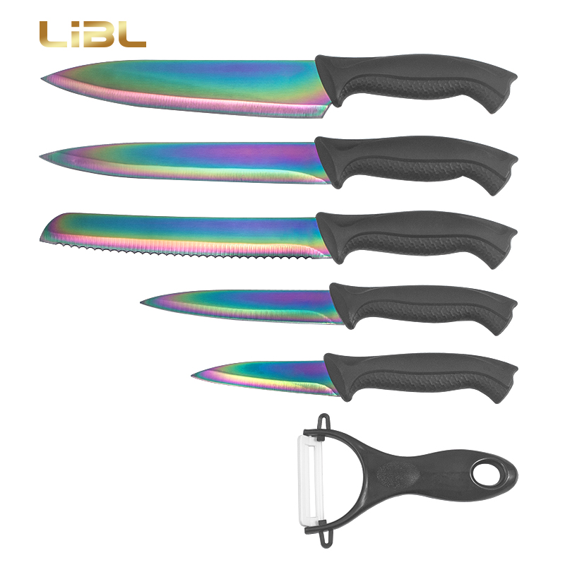 TI-NI plating knife set